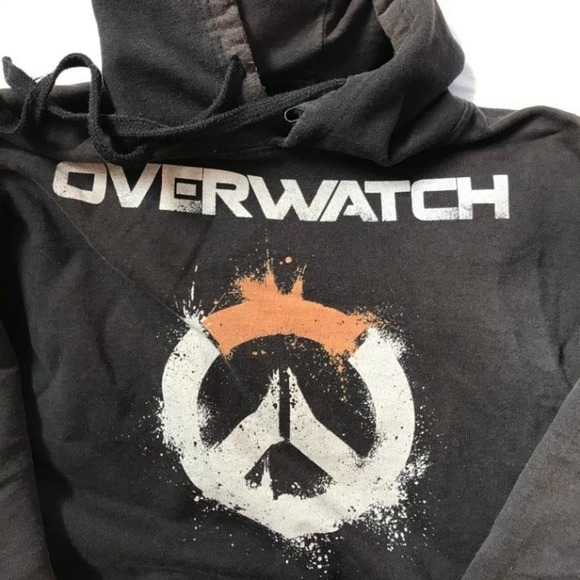 "Overwatch" Men's Black Hoodie - Picture 2 of 5